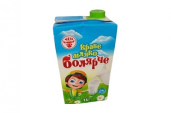 Стерилизирано краве мляко Болярче-UHT 2%, 1л 0